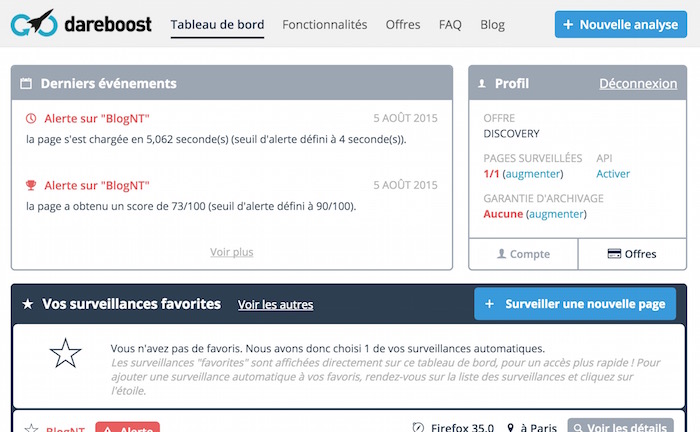dareboost test performances site web 1