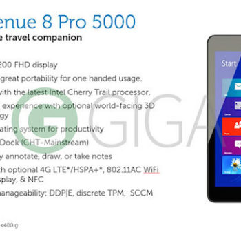 dell venue pro 8 5855 sous windows 10 1