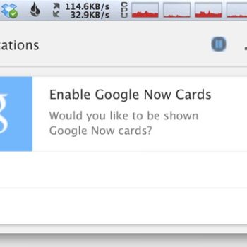 des cartes de google now ont ete reperees dans chrome 1