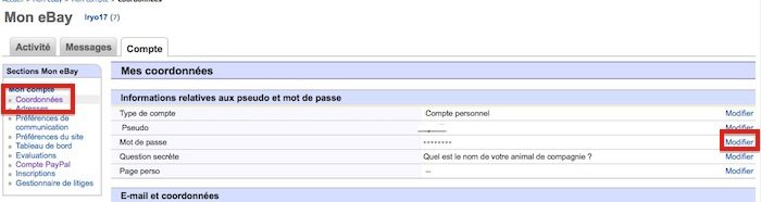 eBay exhorte tous les utilisateurs à changer le mot de passe après une cyberattaque