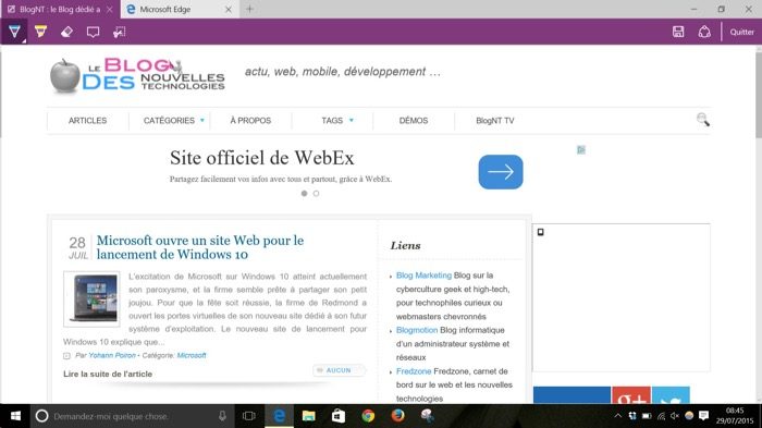 Enfin, le navigateur Microsoft Edge va obtenir le support des extensions