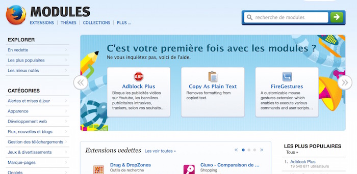 extensions chrome sur firefox 1