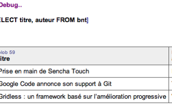 ezsql vous facilite les requetes sql 1