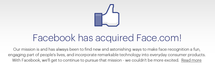 facebook acquiert face com et sa technologie de reconnaissance faciale 1