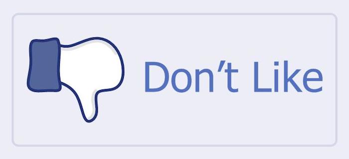 facebook dit non au bouton je naime pas mais un bouton lol est envisage 1
