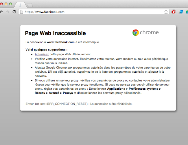 facebook down page web inaccessible 1