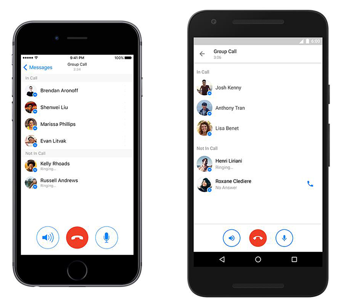 Facebook Messenger prend désormais en charge les appels de groupe