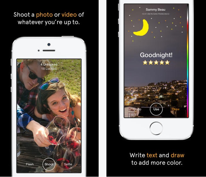 facebook publie son application slingshot 1