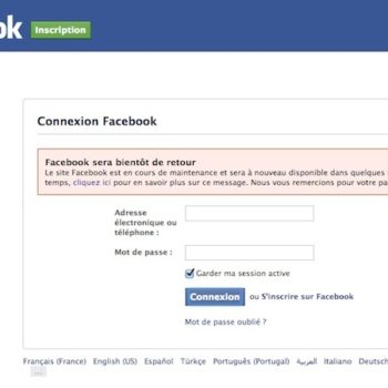 facebook sera bientot de retour 1