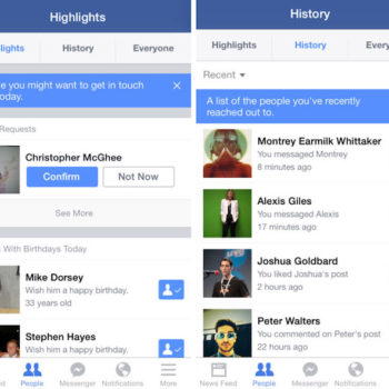 facebook test une nouvelle section highlights 1