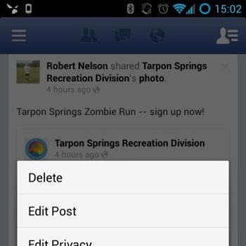 facebook vous permet dediter les messages apres le partage sur android et prochainement sur ios 1