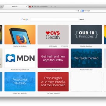 firefox ne va plus afficher de la publicite dans de nouveaux onglets 1
