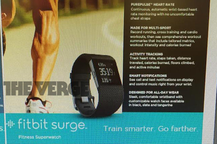 Fitbit prépare la Surge, une smartwatch à 250 dollars