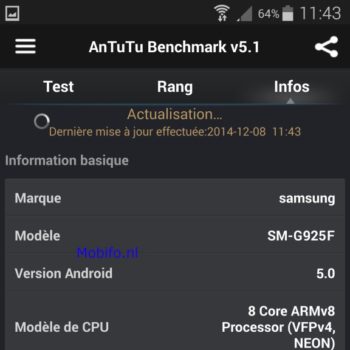 galaxy s6 serait ce toutes les specifications 1