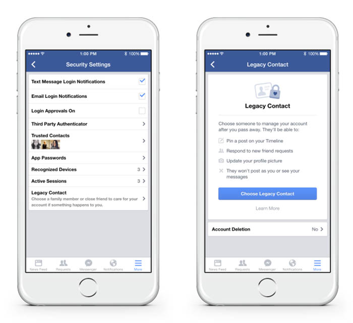 gestion facebook post mortem 1