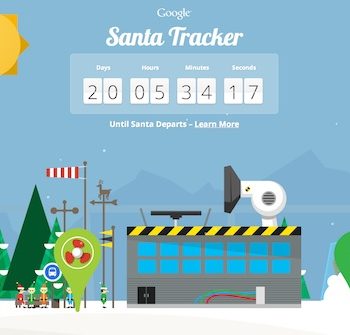 google a peut etre perdu le norad mais il suit a la trace le pere noel 1