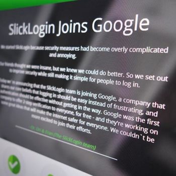 google acquiert slicklogin specialisee dans lauthentification emis par un son 1
