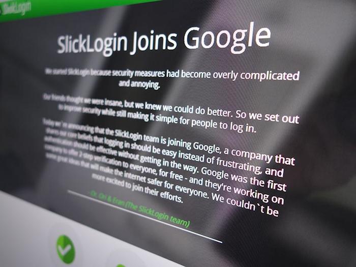 google acquiert slicklogin specialisee dans lauthentification emis par un son 1