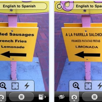 google acquiert word lens une application de traduction en temps reel 1