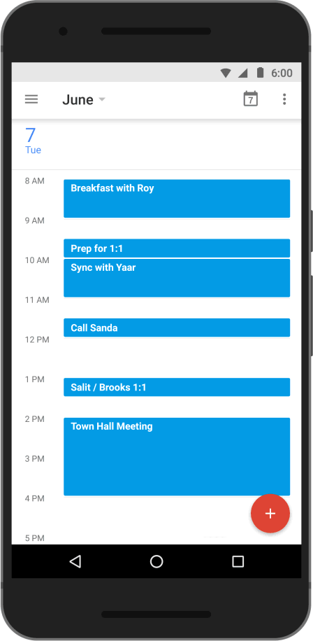Trouvez l'horaire adéquat pour tout le monde sur Google Agenda sur Android