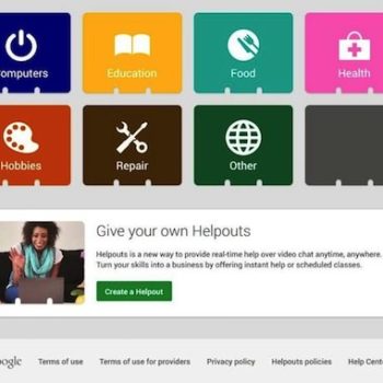 google aurait tester helpouts une place de marche de vente de services en video 1