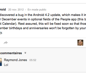 google corrige actuellement le bug de decembre sur android 4 2 1