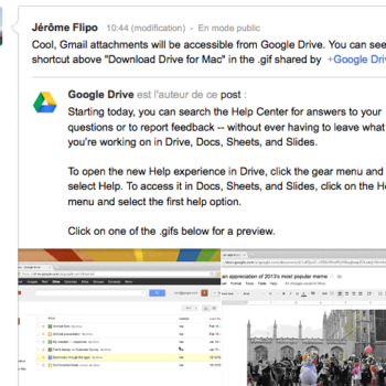 google drive pourrait bientot recuperer les pieces jointes de gmail 0
