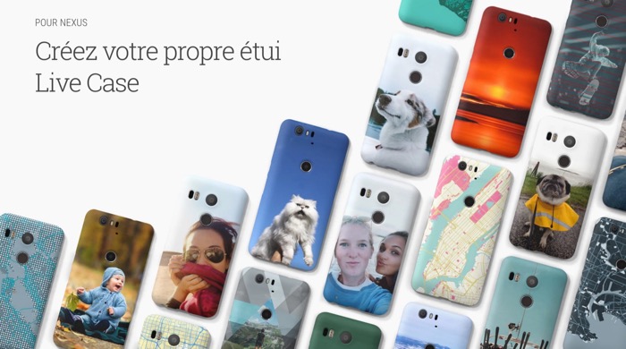 Remplacez la coque de votre Nexus avec un étui Live Case personnalisé
