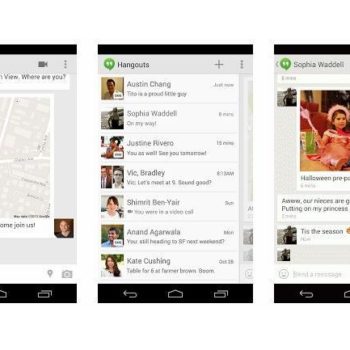 google hangouts ajoute le support des sms le partage de localisation et des gif animes 1