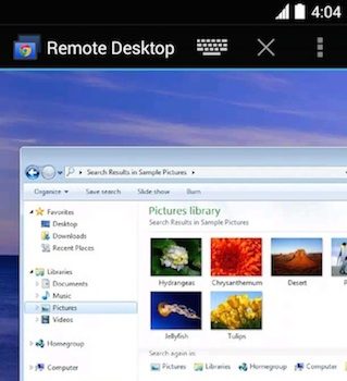 google lance chrome remote desktop pour mobile 2