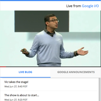 google lance un nouvel outil de blogging pour un io en direct 1