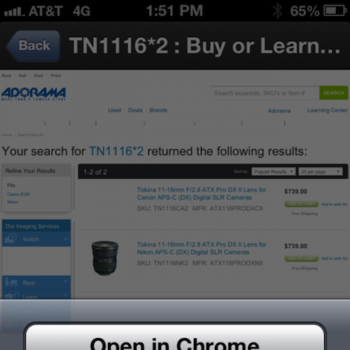 google lance une caracteristique importante pour chrome sur les dispositifs apple 1