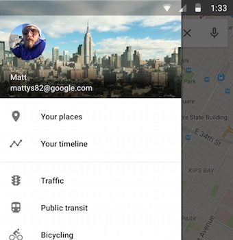 google maps your timeline 1