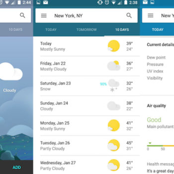 google meteo android 1