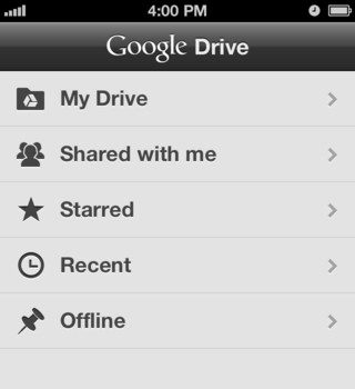 google offre ledition hors ligne et drive sur ios 1