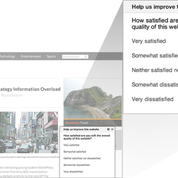 google offre un moyen facile de mettre une enquete de satisfaction sur votre site 1