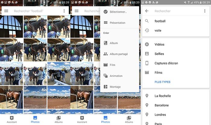 Google Photos permet de facilement rechercher et organiser vos images