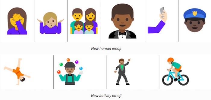 Android N Developer Preview 2 : de nouveaux emojis