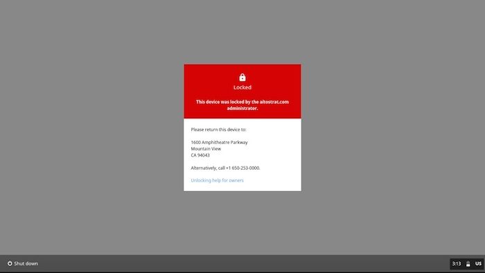 Google se bat contre les voleurs de Chromebooks