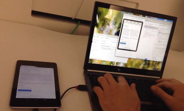 Google teste screencasting pour les appareils Android en utilisant Chrome DevTools