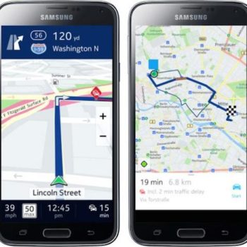 here maps arrive sur les smartphones android samsung galaxy 1