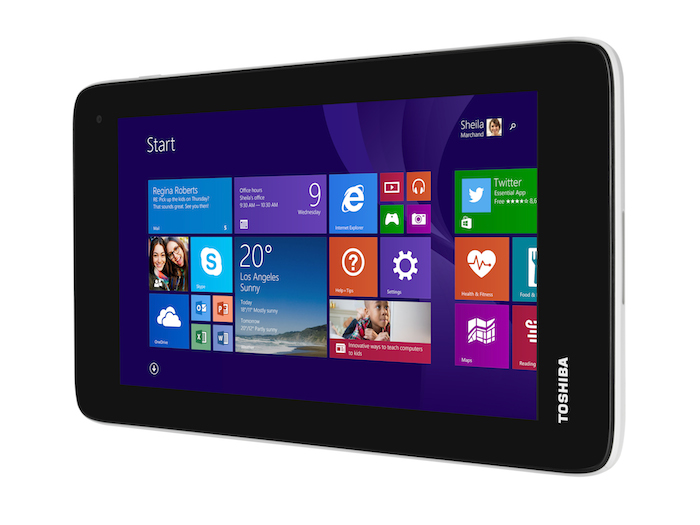 ifa14 toshiba lance une tablette windows de 7 pouces pour 120 dollars 1