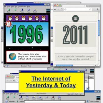 infographie linternet dhier et daujourdhui 1996 vs 2011 1