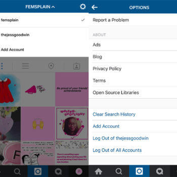 instagram ios multi comptes 1