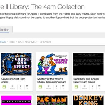 internet archive jeux apple ii navigateur web 1