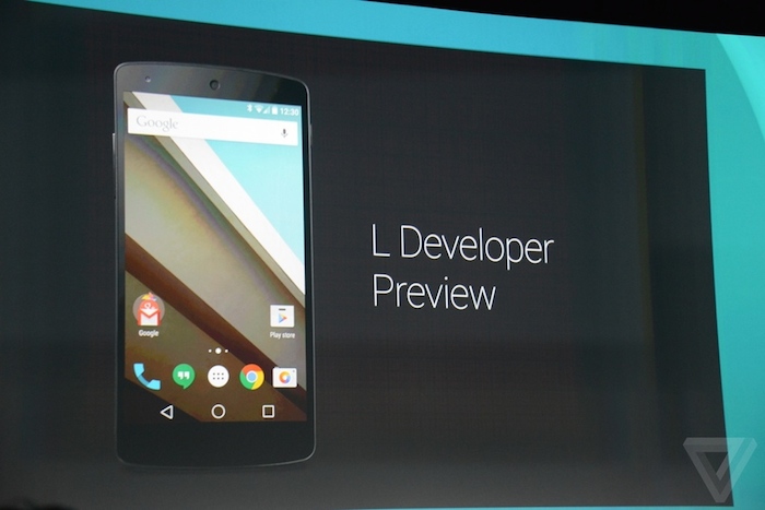io 2014 google annonce android l developer preview 1