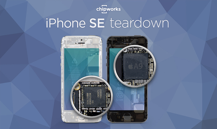 iPhone SE : Chipworks le démonte, et présente un 6S dans le châssis d'un 5S
