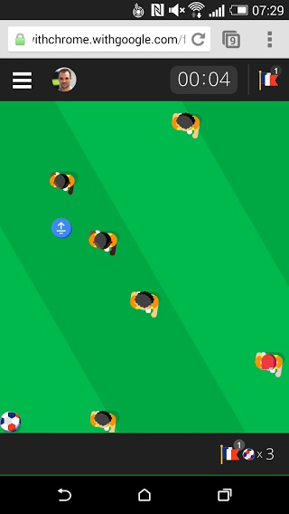 kick with chrome jouez au foot sur votre smartphone 1