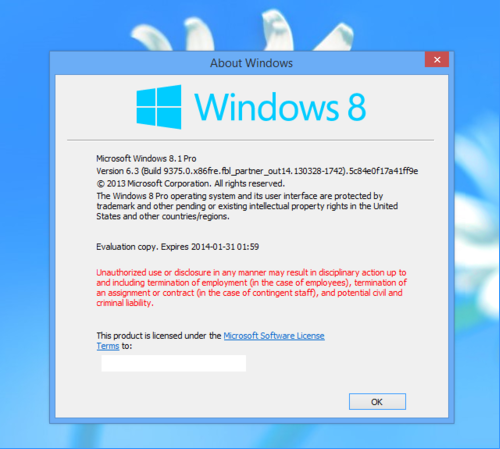 la future mise a jour de los de microsoft windows blue devrait etre nommee windows 8 1 1