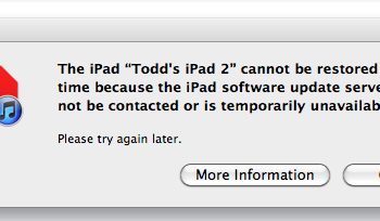 la mise a jour ios 5 pour ipad iphone est un fiasco en raison des problemes des serveurs dapple 1